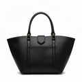 DPOCHE Black Tote Bag - White Background