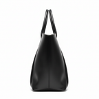 DPOCHE Black Tote Side View - White Background