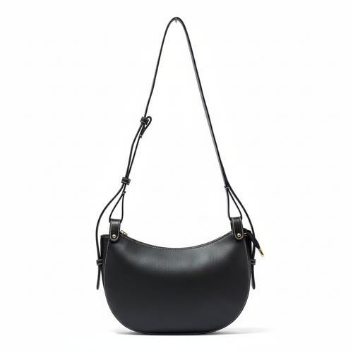 Luna Noir Back View White Background